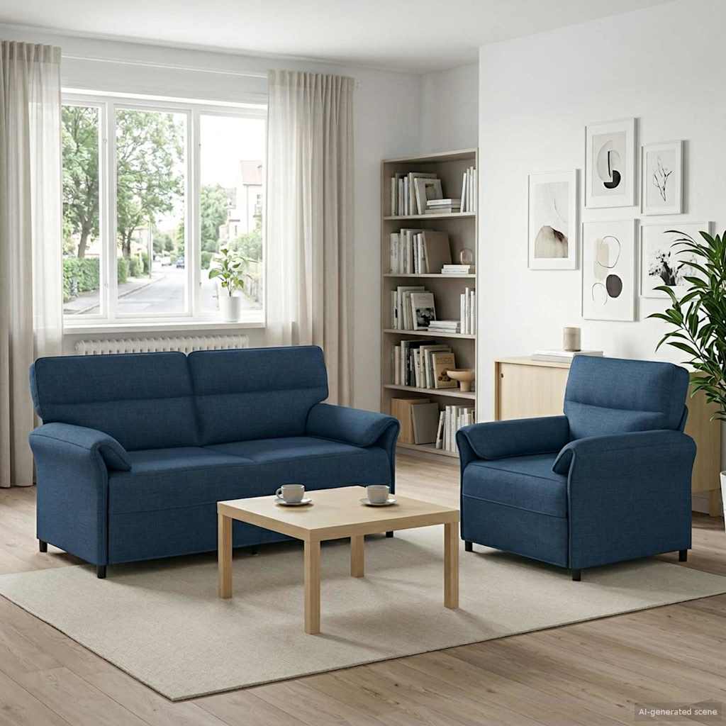 Set Pohovek 2 Ks Textil