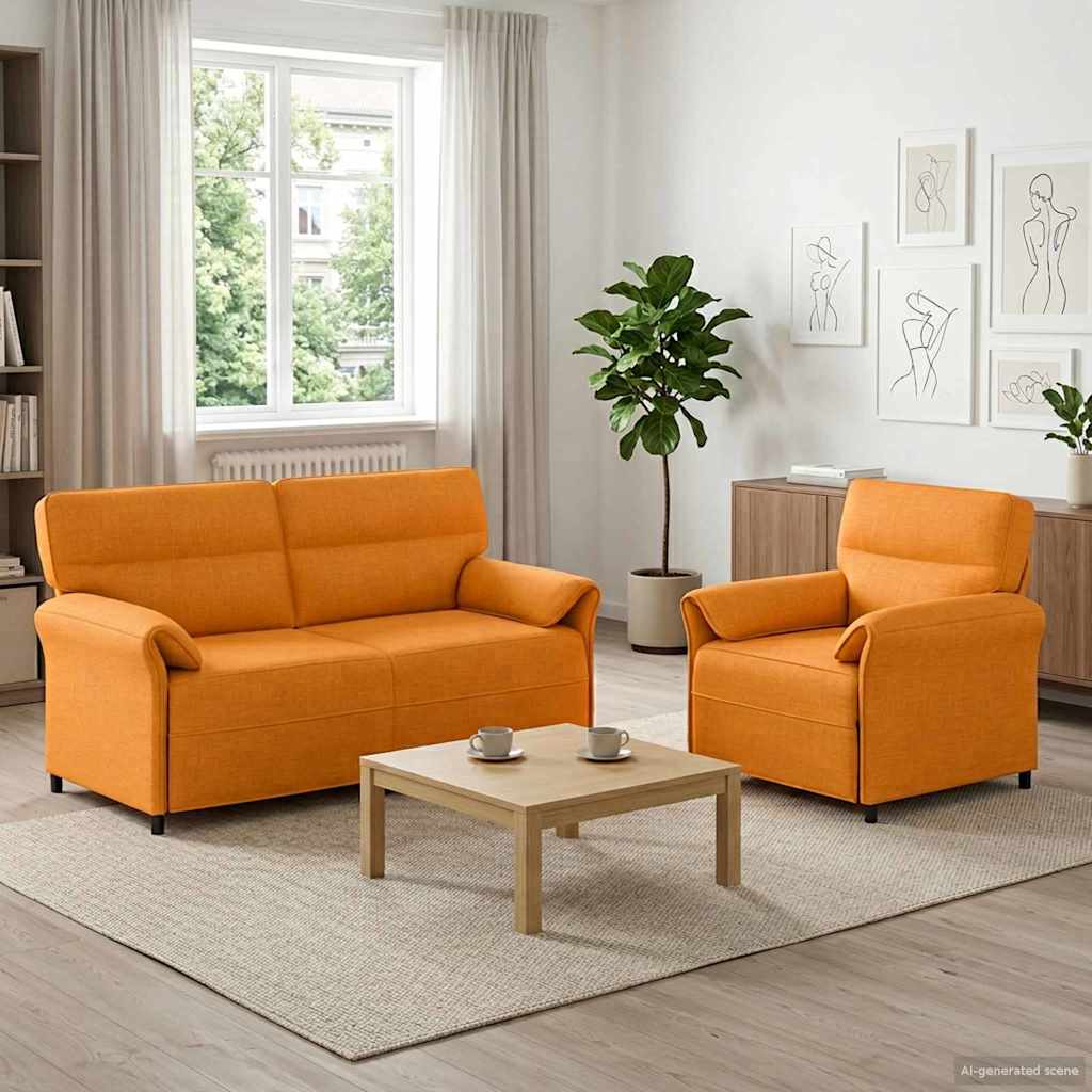 Set Pohovek 2 Ks Textil