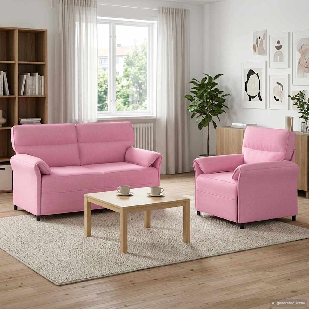 Set Pohovek 2 Ks Textil