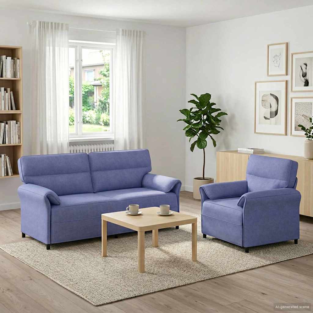 Set Pohovek 2 Ks Textil