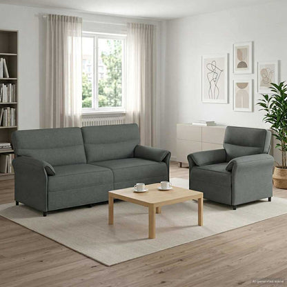 Set Pohovek 2 Ks Textil