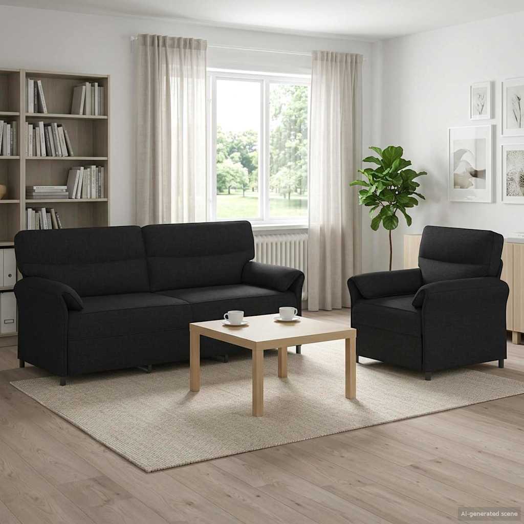 Set Pohovek 2 Ks Textil