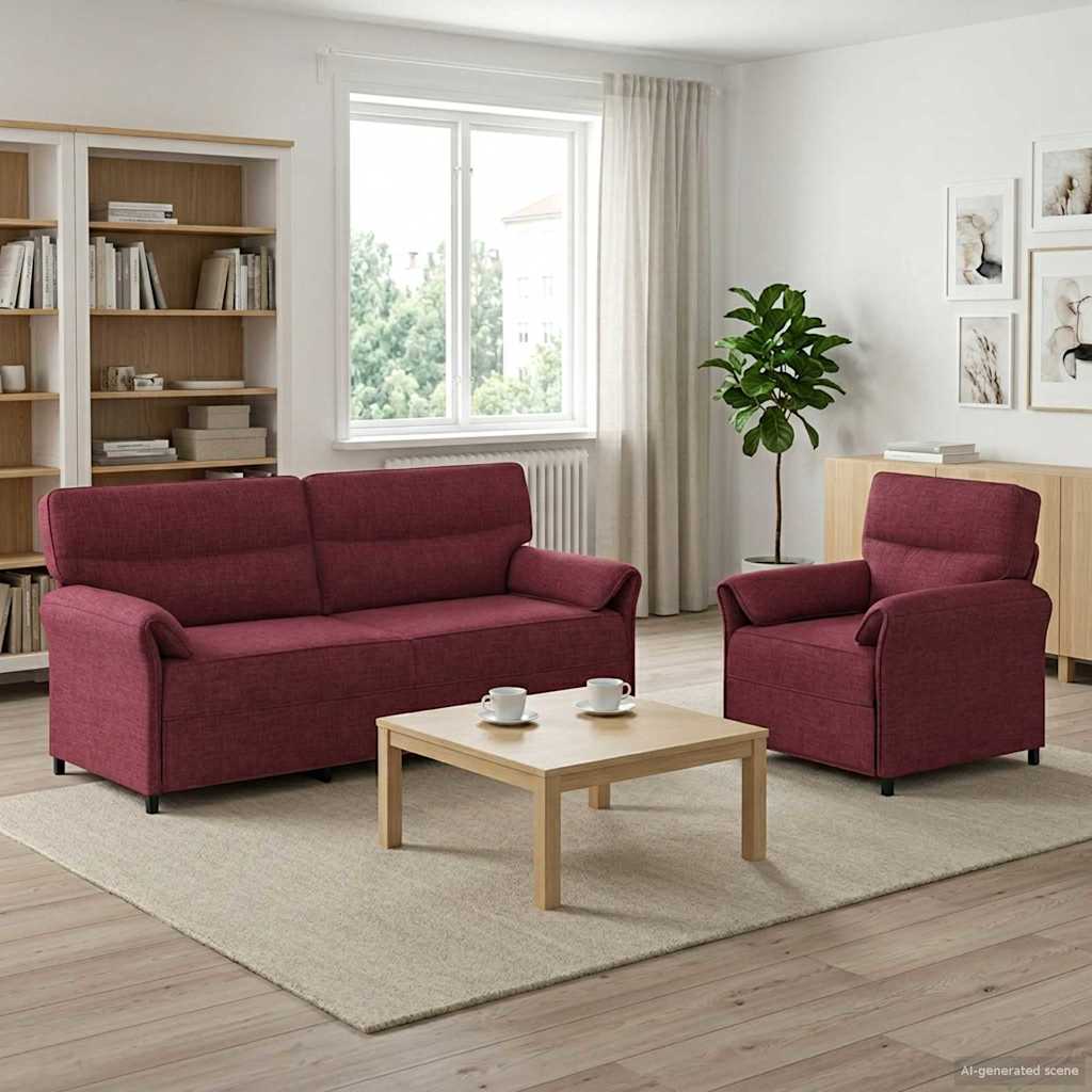 Set Pohovek 2 Ks Textil