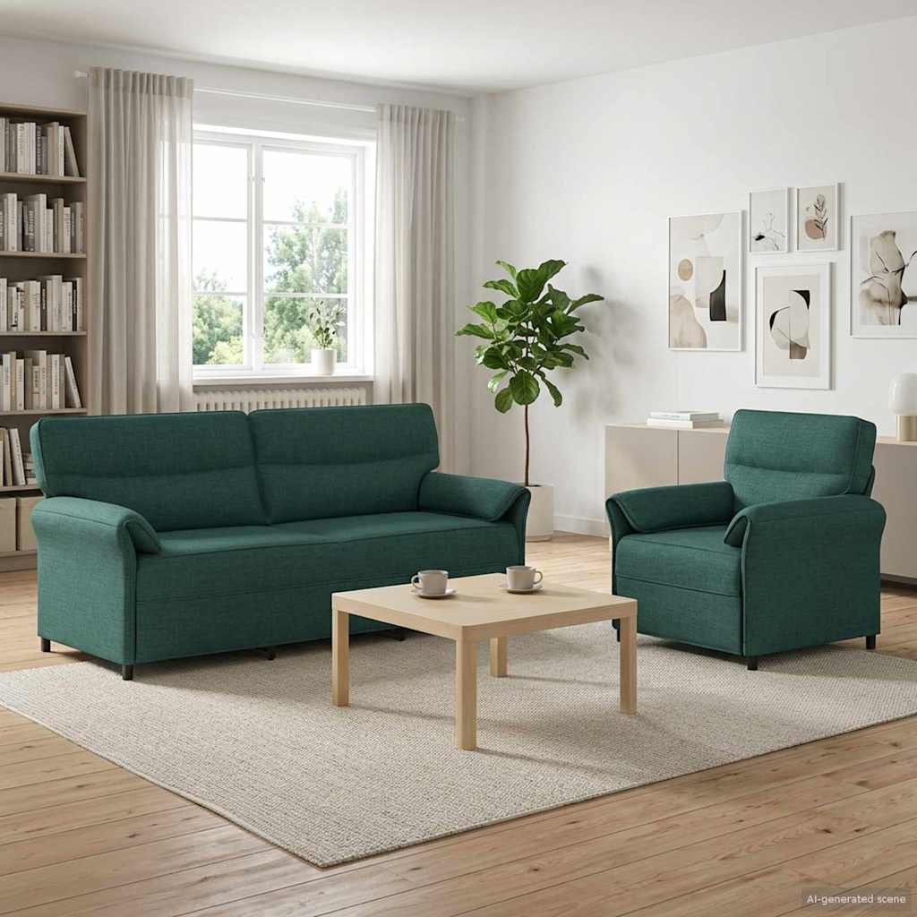 Set Pohovek 2 Ks Textil