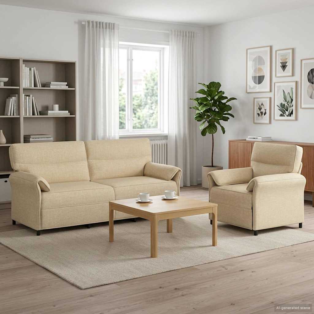 Set Pohovek 2 Ks Textil