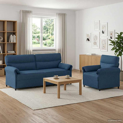 Set Pohovek 2 Ks Textil