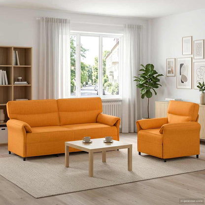 Set Pohovek 2 Ks Textil