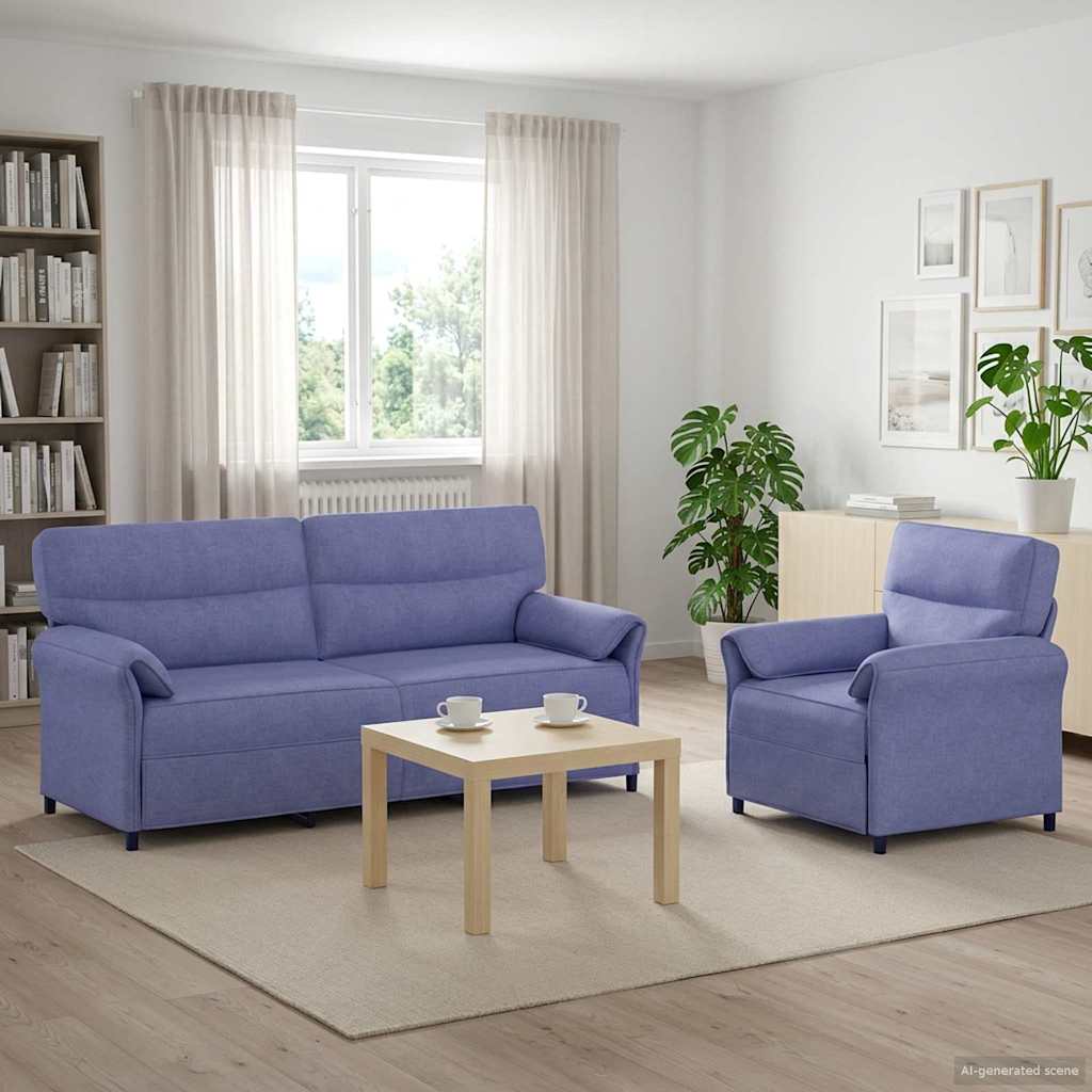 Set Pohovek 2 Ks Textil