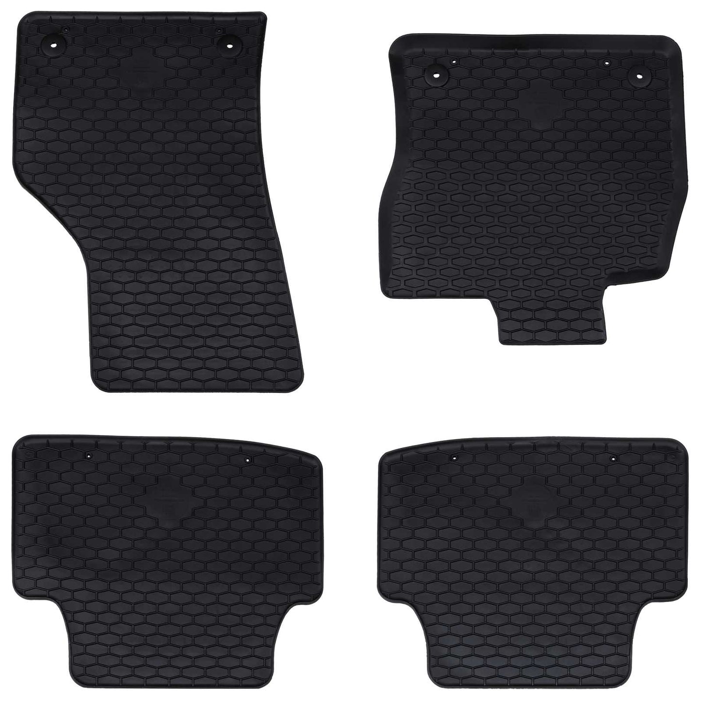 Autokoberec 4 Pcs Černá Vhodné Pro Škoda Octavia Iii 2013-2019