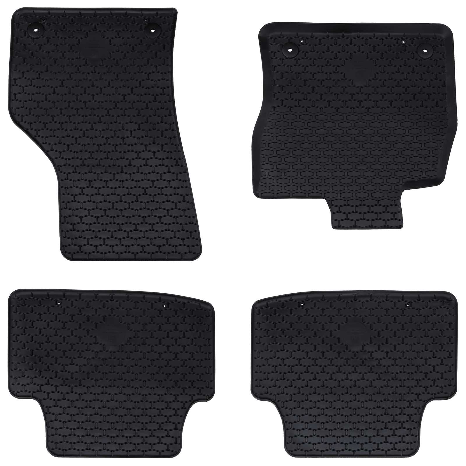 Autokoberec 4 Pcs Černá Vhodné Pro Škoda Octavia Iii 2013-2019