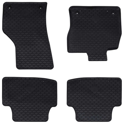 Autokoberec 4 Pcs Černá Vhodné Pro Škoda Octavia Iii 2013-2019