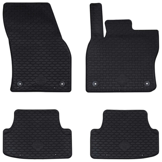 Autokoberec 4 Pcs Černá Vhodné Pro Seat Ateca 2016- Guma