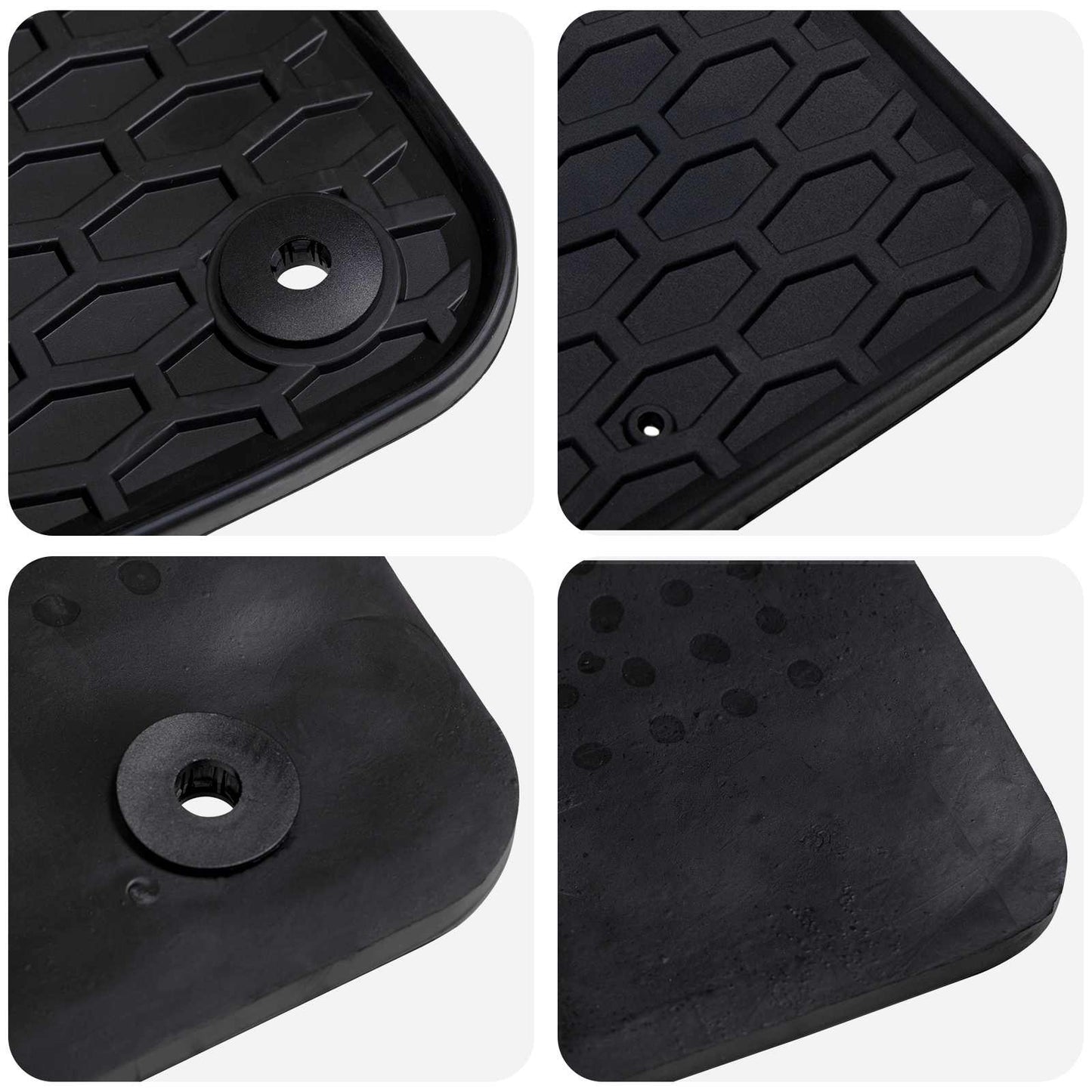 Autokoberec 3 Pcs Černá Vhodné Pro Vw T5 2010-2015 Guma