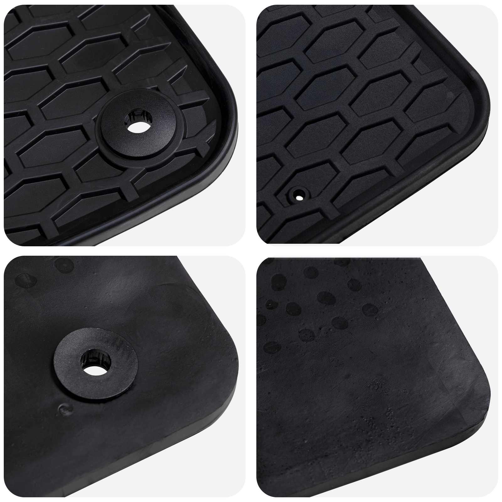 Autokoberec 3 Pcs Černá Vhodné Pro Vw T5 2010-2015 Guma