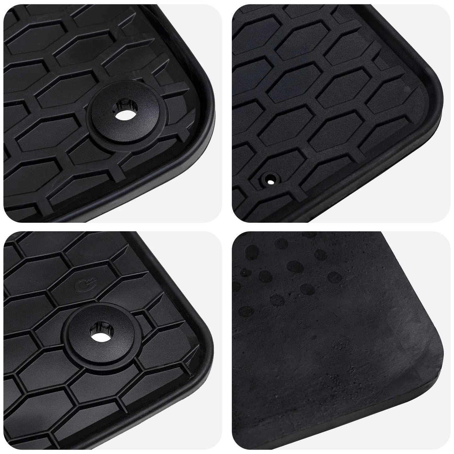 Autokoberec 4 Pcs Černá Vhodné Pro Audi A6 / A7 2018-2025 4D Aft.