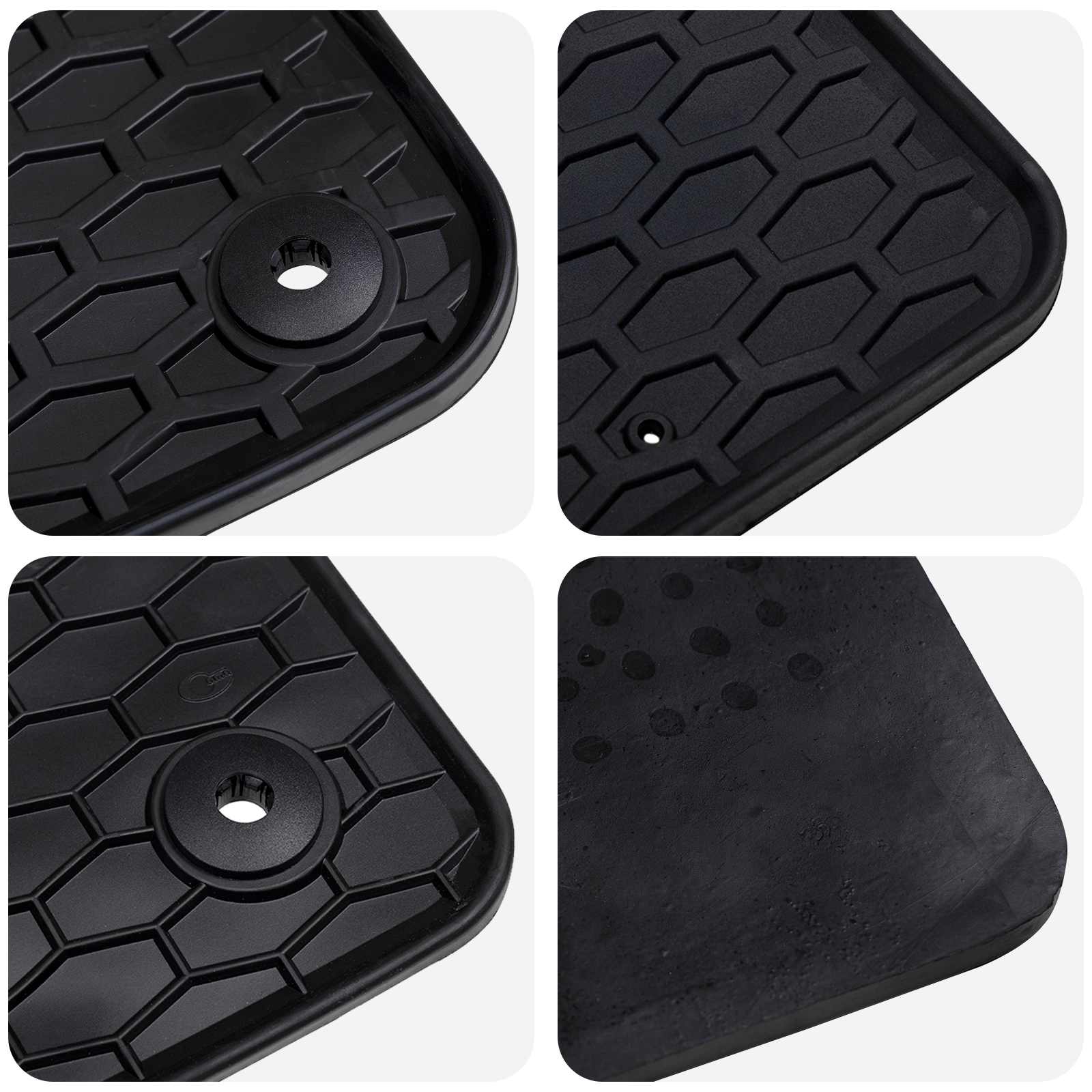 Autokoberec 4 Pcs Černá Vhodné Pro Audi A6 / A7 2018-2025 4D Aft.