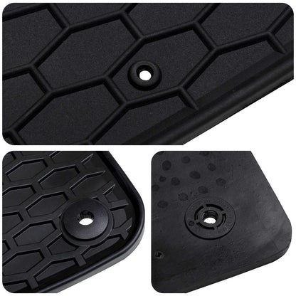 Autokoberec 4 Pcs Černý Vhodné Pro Fabia Iii 2014-2022 Guma