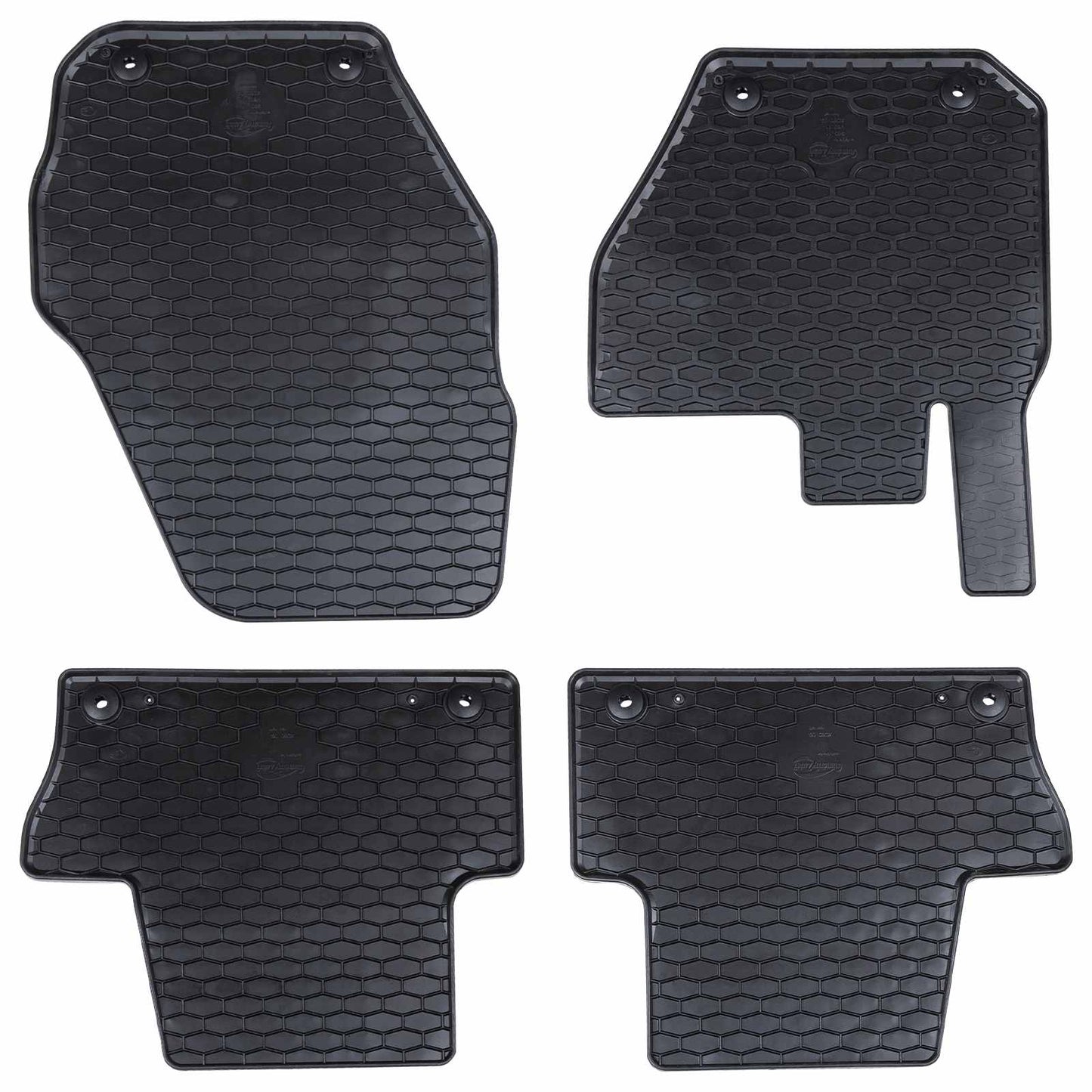 Autokoberec 4 Pcs Černý Vhodné Pro Volvo Xc60 2009-2017 Guma