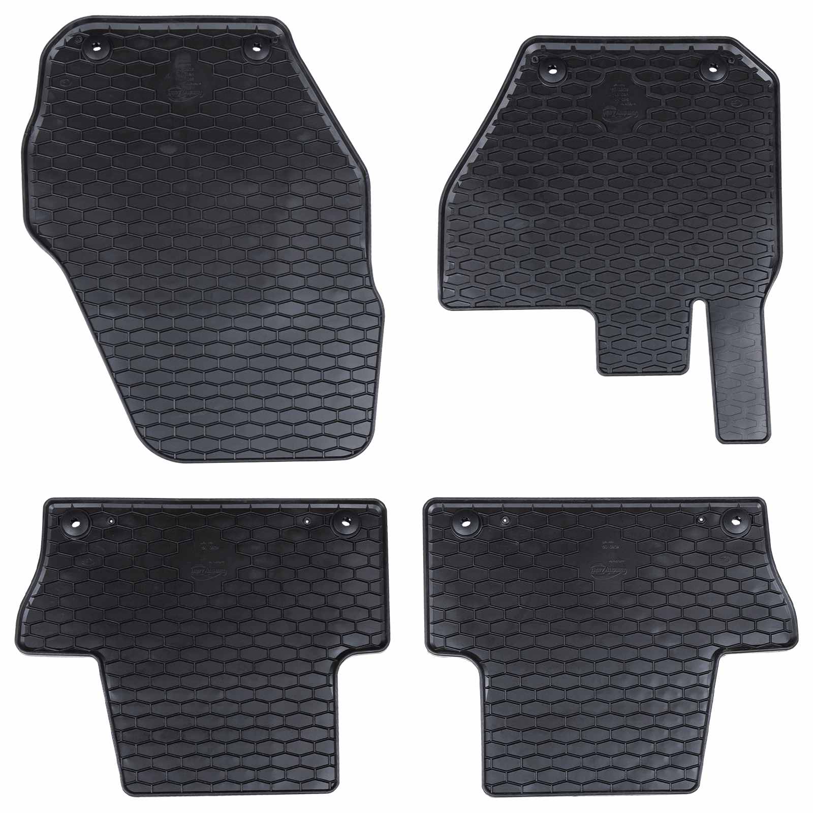 Autokoberec 4 Pcs Černý Vhodné Pro Volvo Xc60 2009-2017 Guma