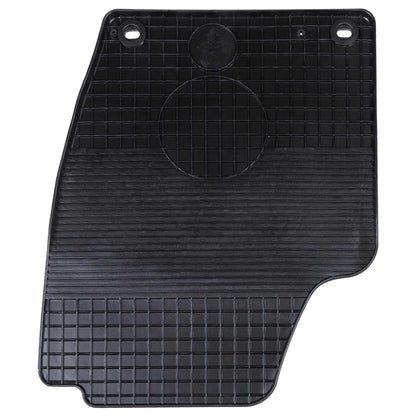 Autokoberec 4 Pcs Černá Vhodné Pro Vw Polo 2001-2009 Ns Guma