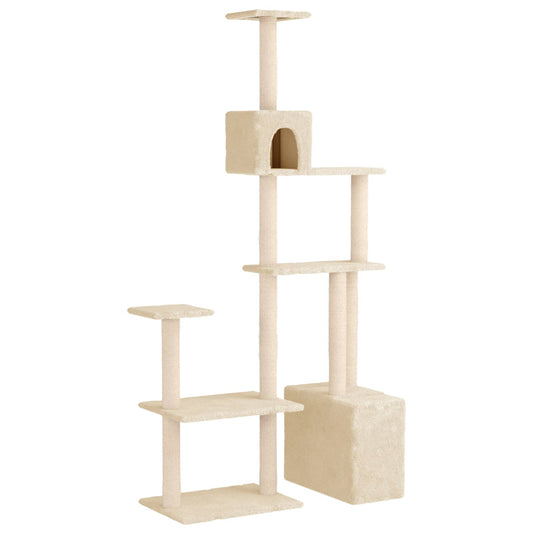 Kočičí Strom Se Škrabacími Sloupky Sisal 177,5 Cm