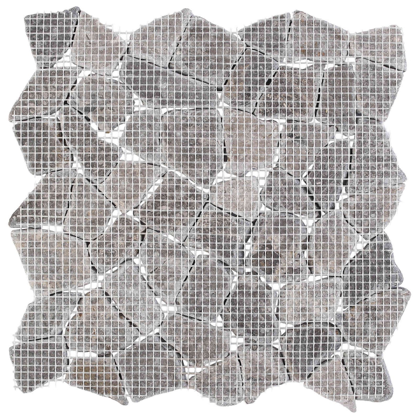 Mozaikové Dlaždice Světle Šedá 30 X 30 Cm Mramor