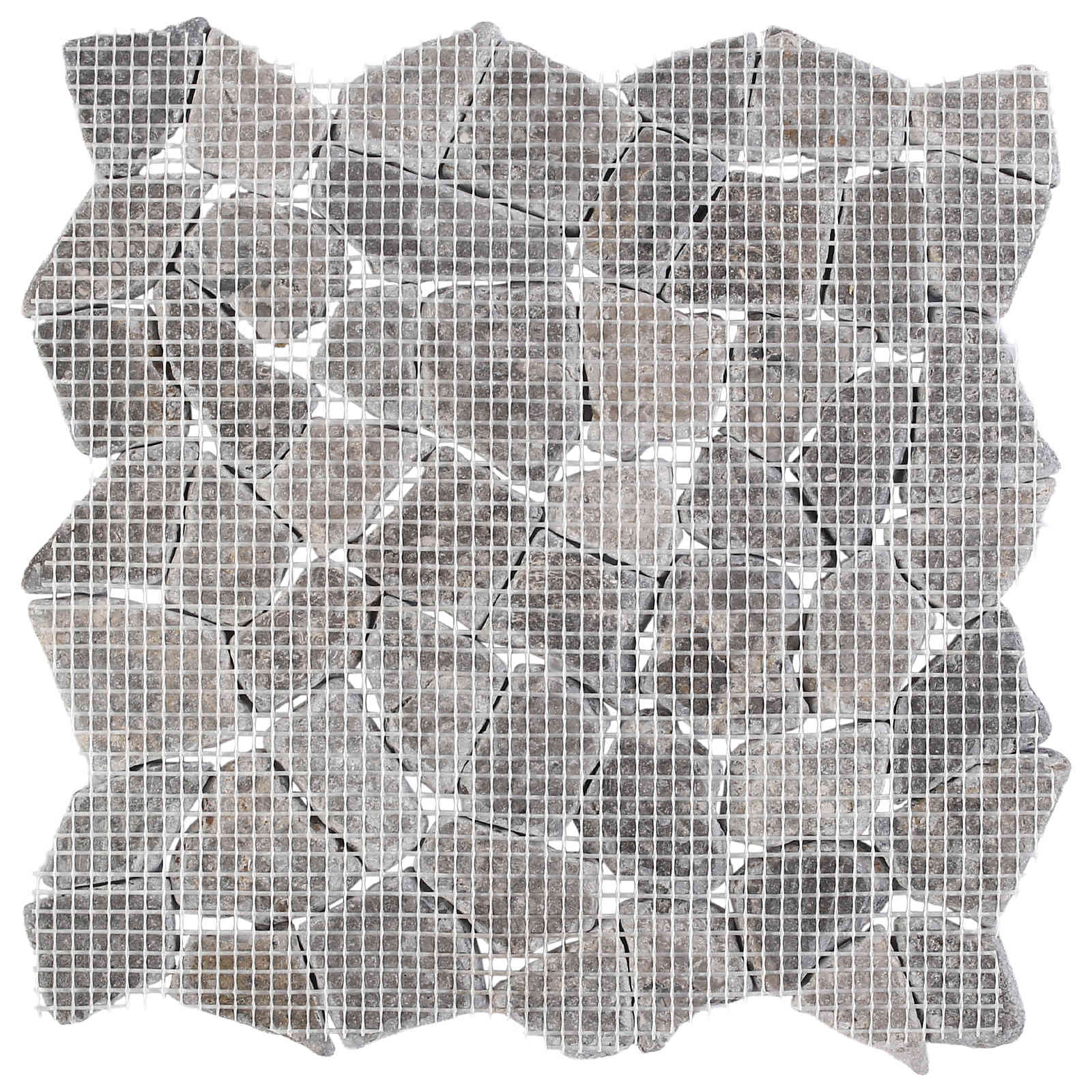 Mozaikové Dlaždice Světle Šedá 30 X 30 Cm Mramor