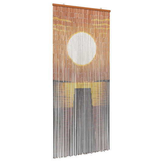 Dveřní Záclona Proti Hmyzu Vícebarevná 200 X 90 Cm Bambus