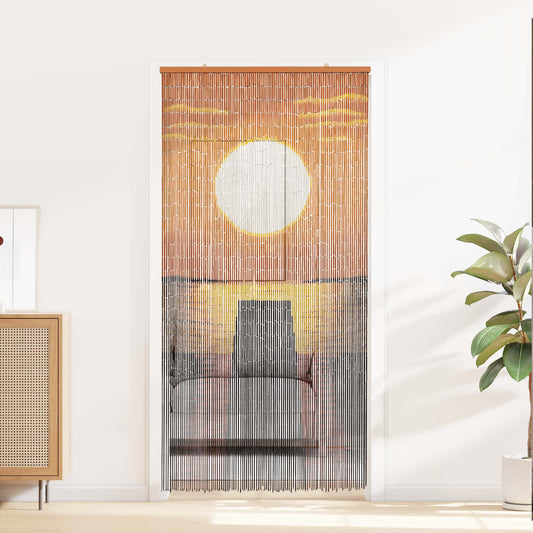 Dveřní Záclona Proti Hmyzu Vícebarevná 200 X 100 Cm Bambus