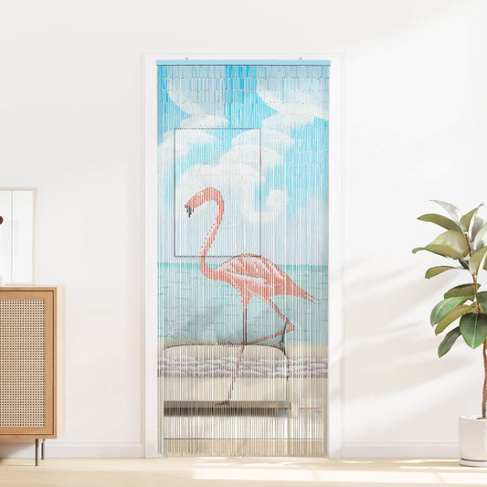 Dveřní Záclona Proti Hmyzu Vícebarevná 200 X 90 Cm Bambus