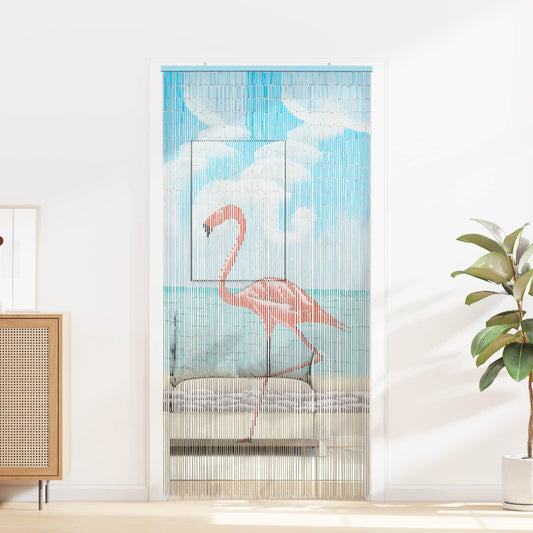 Dveřní Záclona Proti Hmyzu Vícebarevná 200 X 100 Cm Bambus