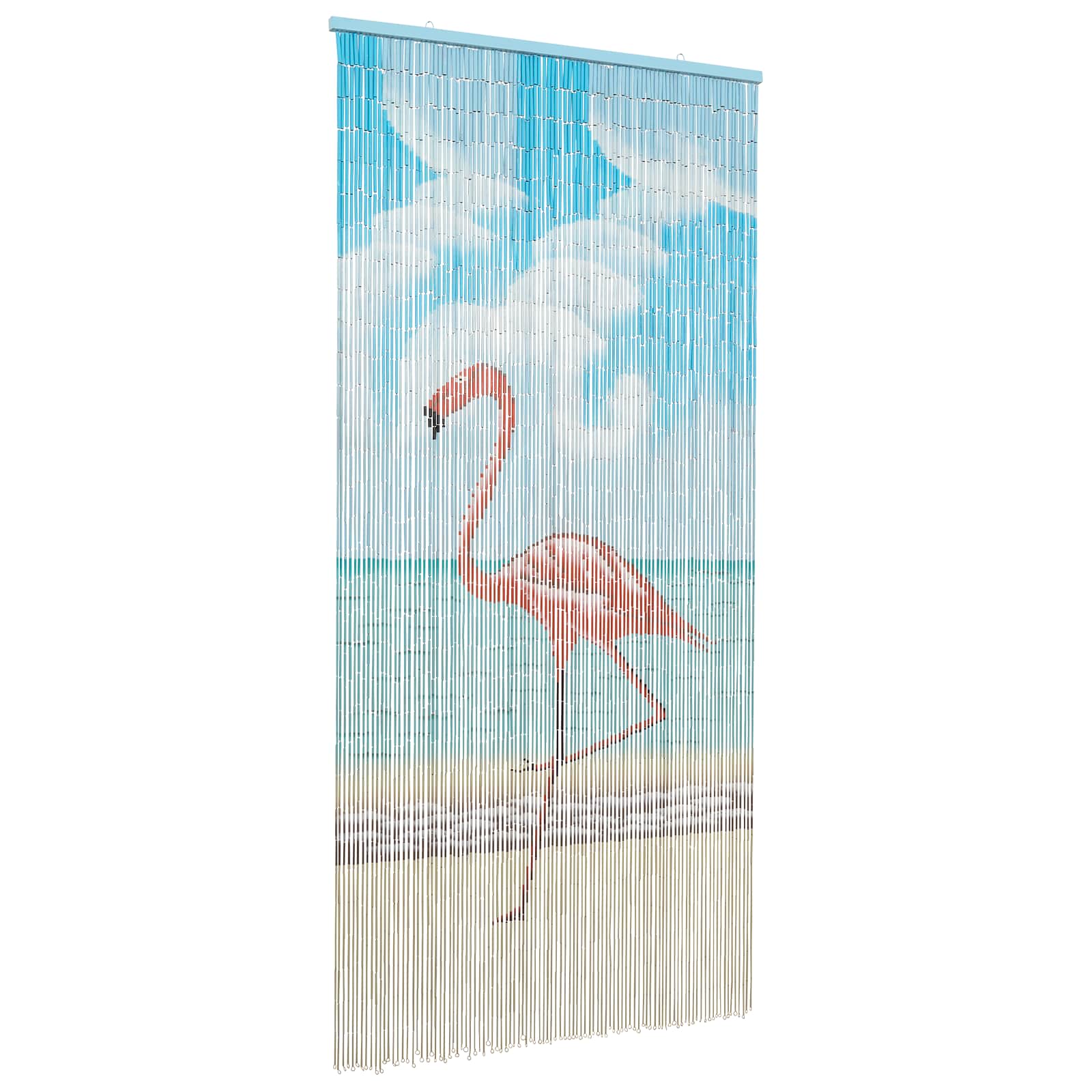 Dveřní Záclona Proti Hmyzu Vícebarevná 200 X 100 Cm Bambus