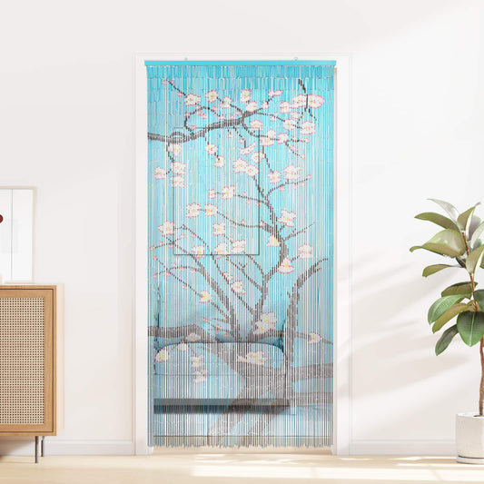 Dveřní Záclona Proti Hmyzu Vícebarevná 200 X 100 Cm Bambus