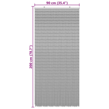 Dveřní Záclona Proti Hmyzu Vícebarevná 200 X 90 Cm Bambus