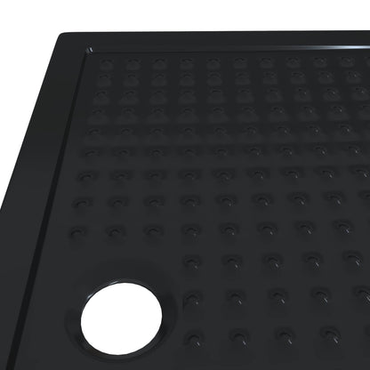 Sprchový Základní Tác S Tečkami 120 X 80 X 4 Cm Abs Černá