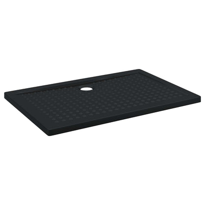 Sprchový Základní Tác S Tečkami 120 X 80 X 4 Cm Abs Černá