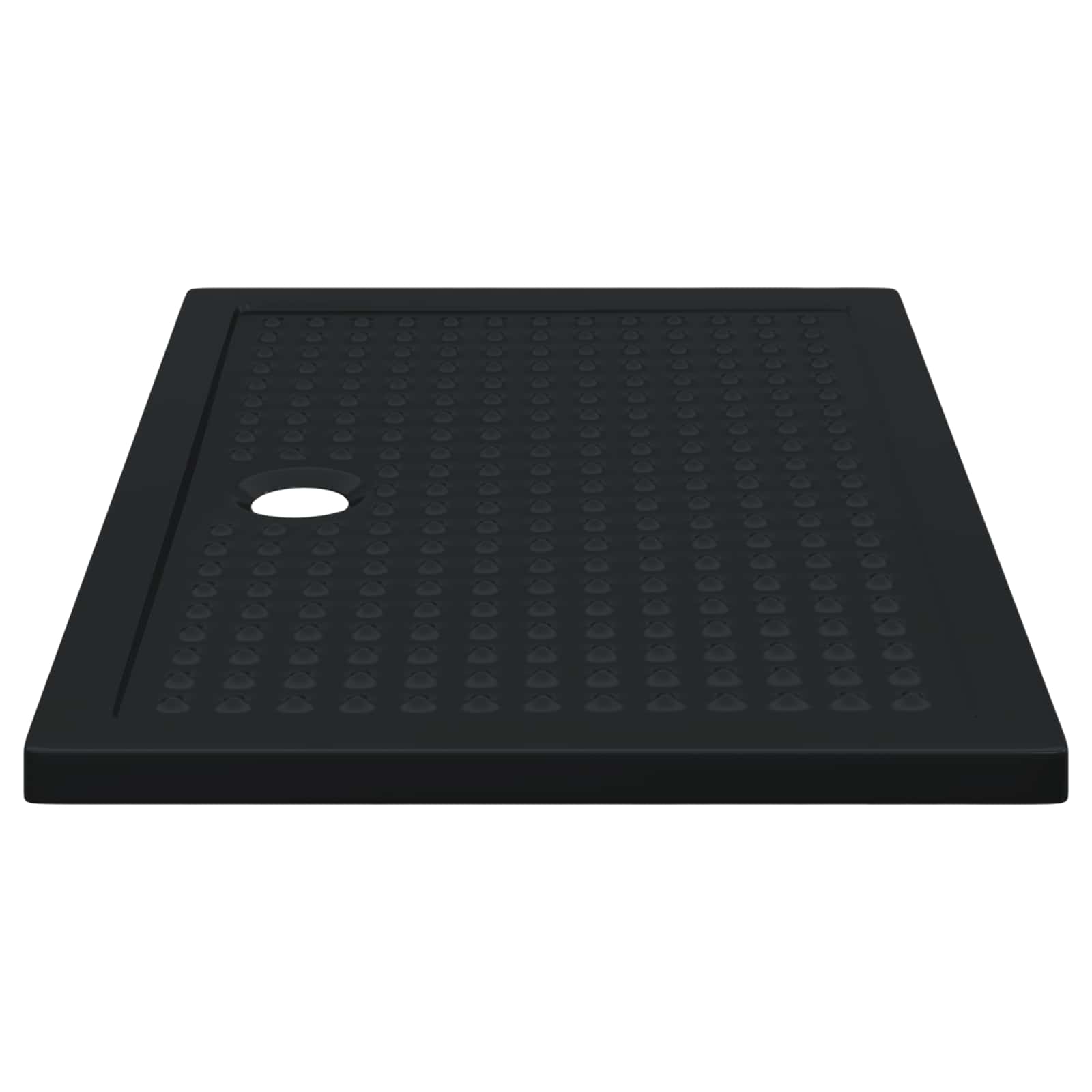 Sprchový Základní Tác S Tečkami 120 X 80 X 4 Cm Abs Černá
