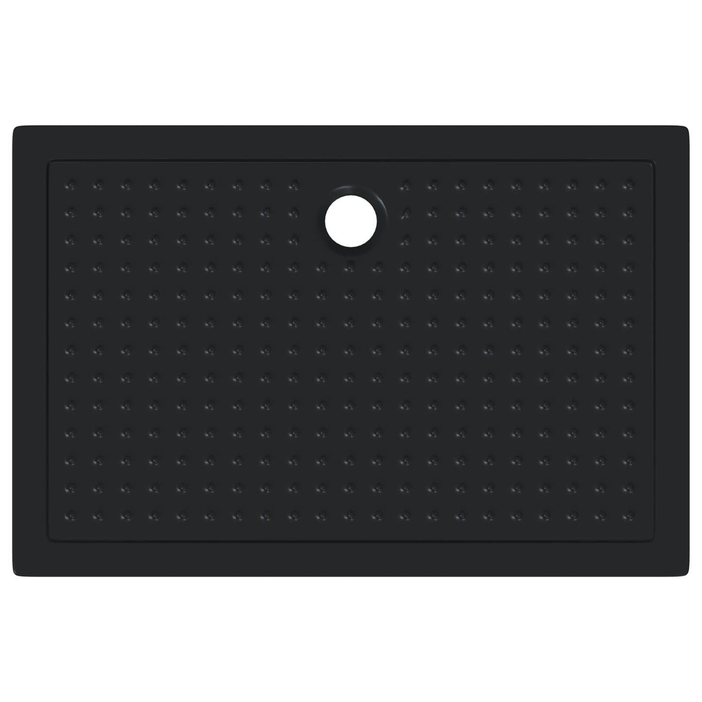 Sprchový Základní Tác S Tečkami 120 X 80 X 4 Cm Abs Černá