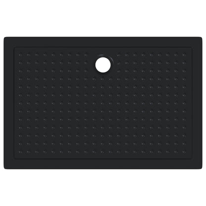 Sprchový Základní Tác S Tečkami 120 X 80 X 4 Cm Abs Černá