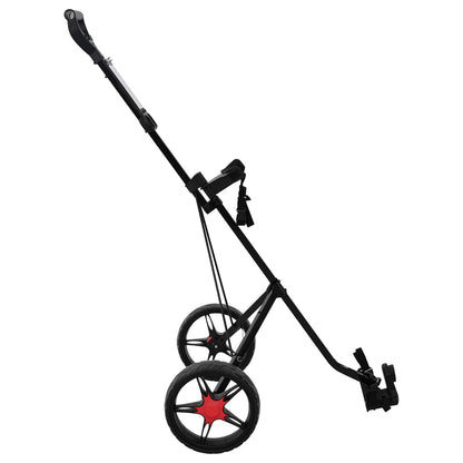 Golfový Vozík Černá 66 X 65 X 112 Cm Železo