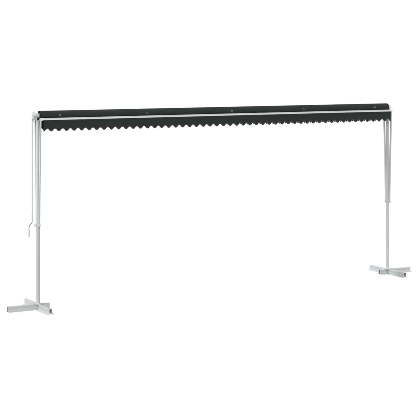 Volně Stojící Markýza Antracitová 6 X 3 M Polyester