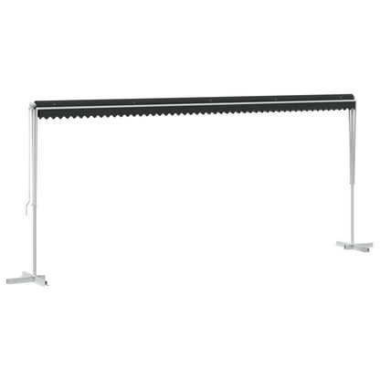 Volně Stojící Markýza Antracitová 6 X 3 M Polyester