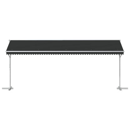 Volně Stojící Markýza Antracitová 6 X 3 M Polyester