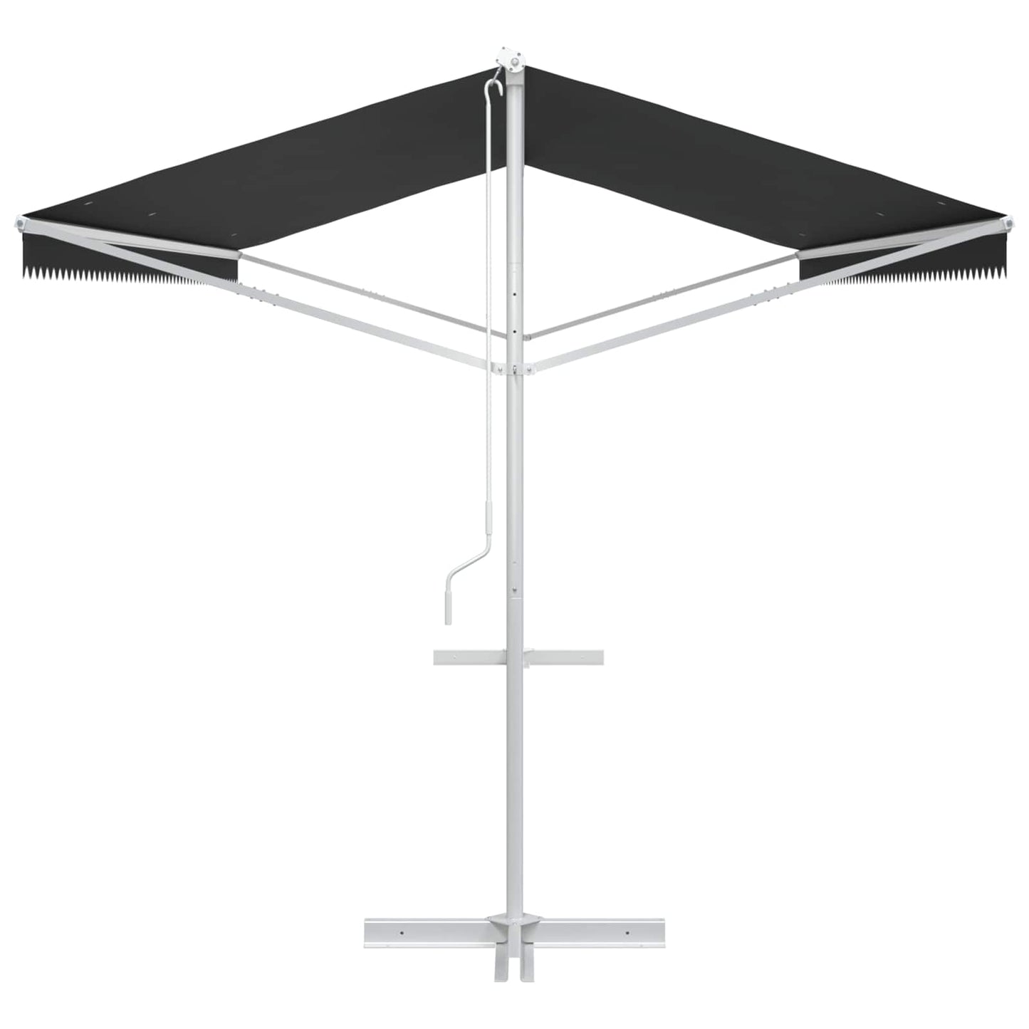 Volně Stojící Markýza Antracitová 6 X 3 M Polyester
