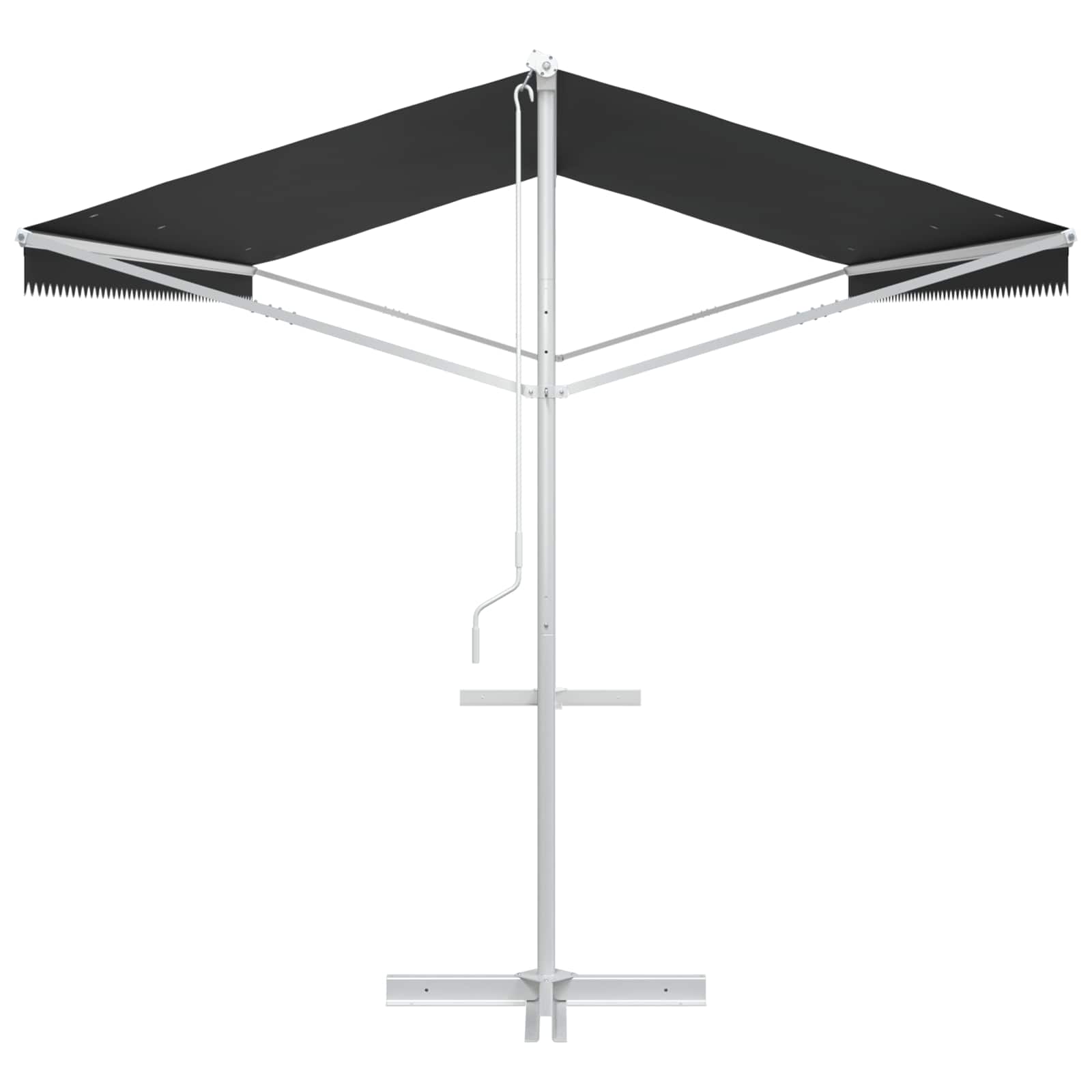 Volně Stojící Markýza Antracitová 6 X 3 M Polyester