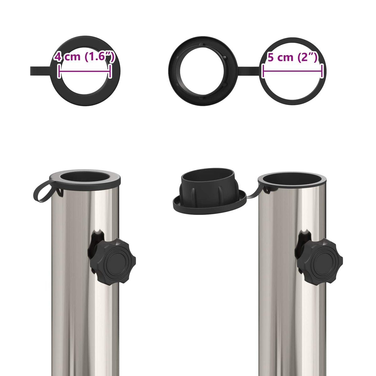 Základna Pro Slunečník Pro Tyč 40-50 Mm 26.75 Kg
