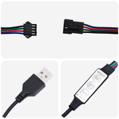 Led Pás 55 Cm Vícebarevný Pvc