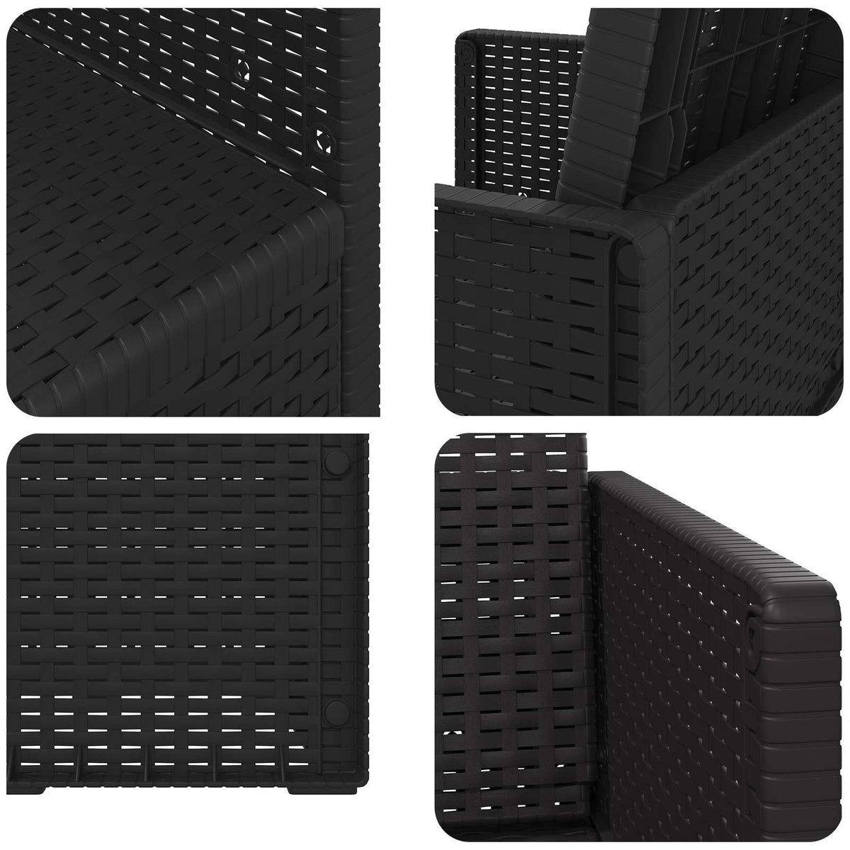Zahradní Jídelní Židle 2 Pcs Antracit 53 X 47 X 88,5 Cm Pp