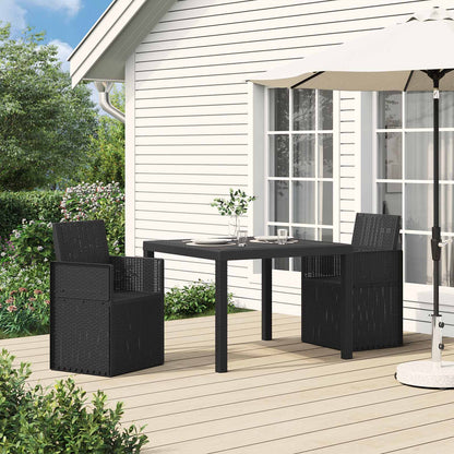 Zahradní Jídelní Židle 2 Pcs Antracit 53 X 47 X 88,5 Cm Pp