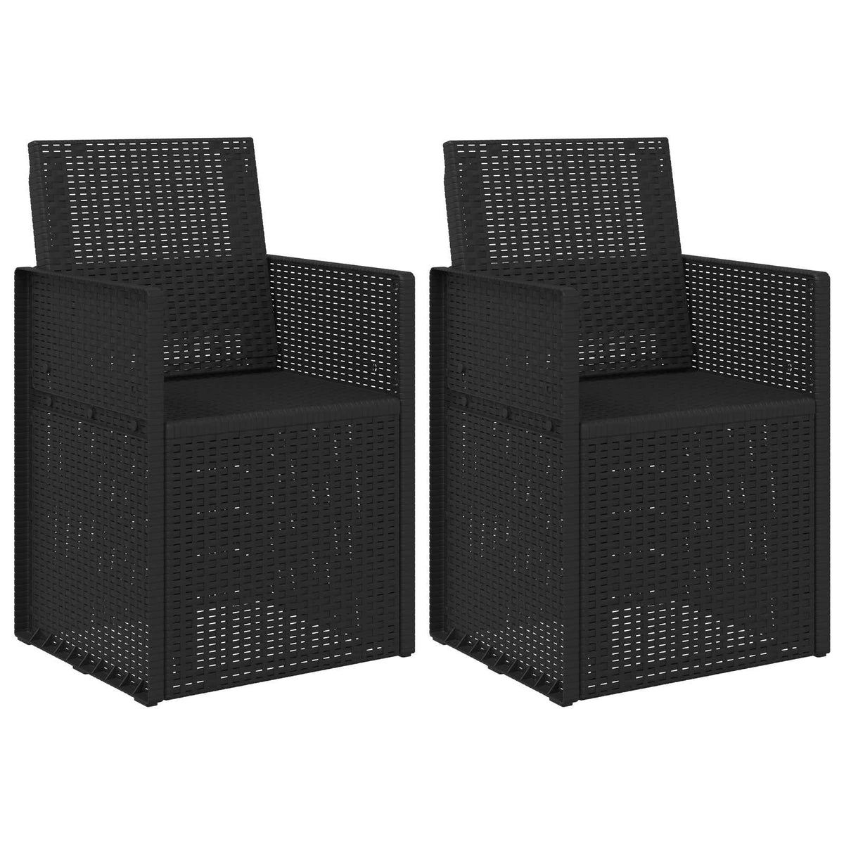 Zahradní Jídelní Židle 2 Pcs Antracit 53 X 47 X 88,5 Cm Pp